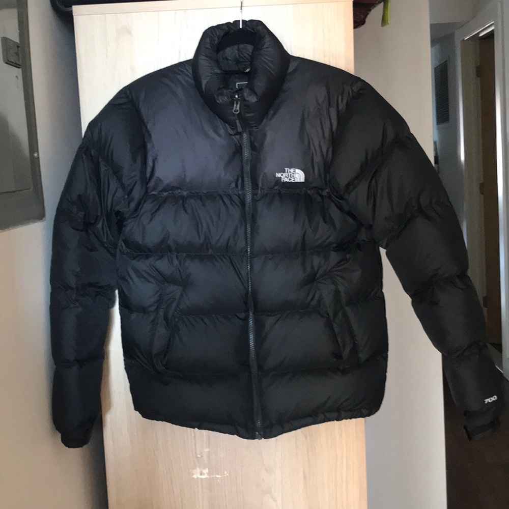 North Face black puffer